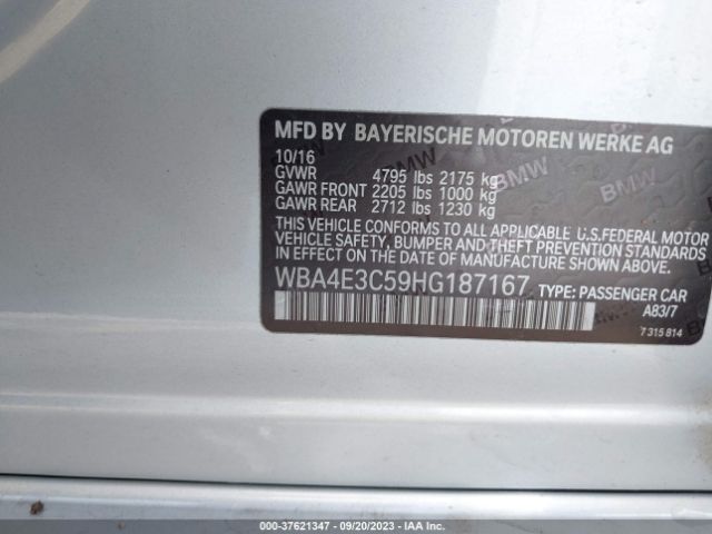 WBA4E3C59HG187167 BMW 440i Gran Coupe