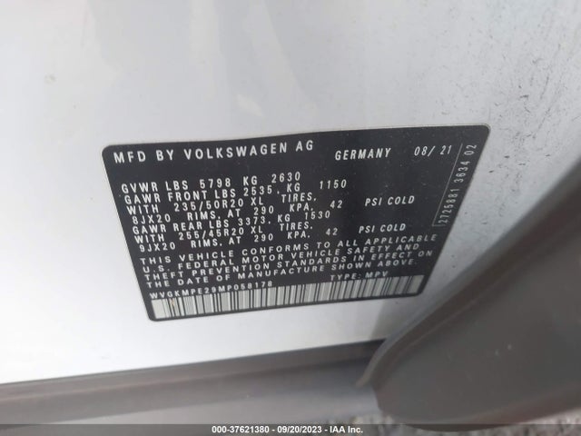 WVGKMPE29MP058178 Volkswagen ID.4 PRO S