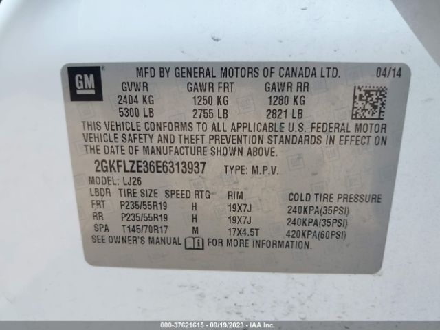 2GKFLZE36E6313937 GMC Terrain Denali