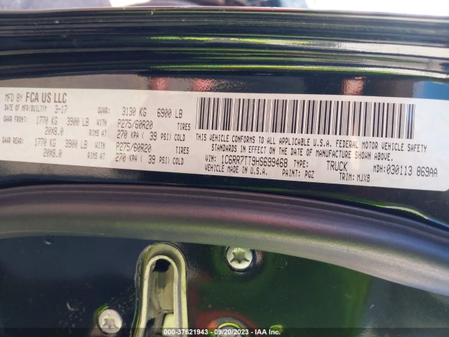 1C6RR7TT9HS699468 RAM 1500 Big Horn