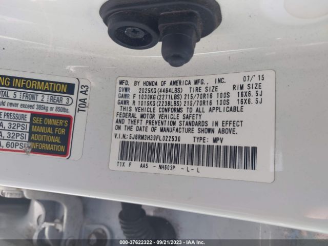 5J6RM3H39FL022530 Honda CR-V LX