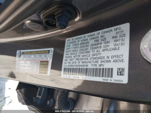 2HKRW1H52MH409184 Honda CR-V EX
