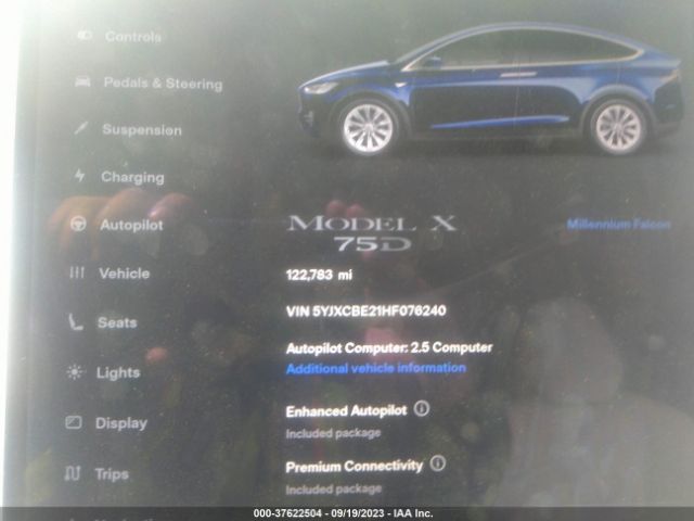 5YJXCBE21HF076240 Tesla Model X 90d/75d/100d