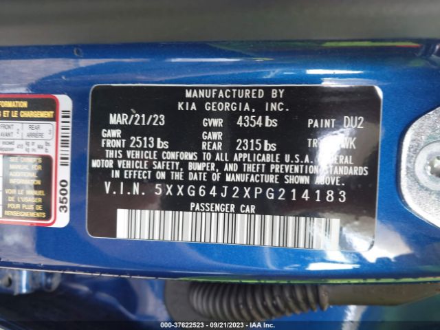 5XXG64J2XPG214183 KIA K5 Gt-line