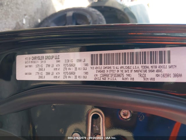 RAM 1500 Express 2015 1C6RR6KT2FS530675 Image 9