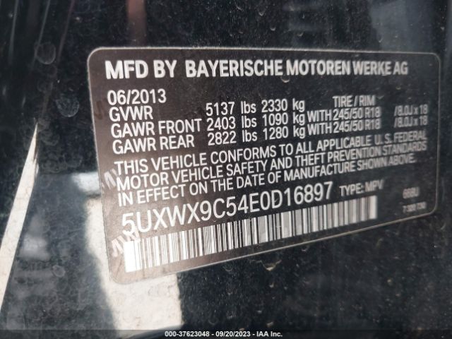 5UXWX9C54E0D16897 BMW X3 Xdrive28i