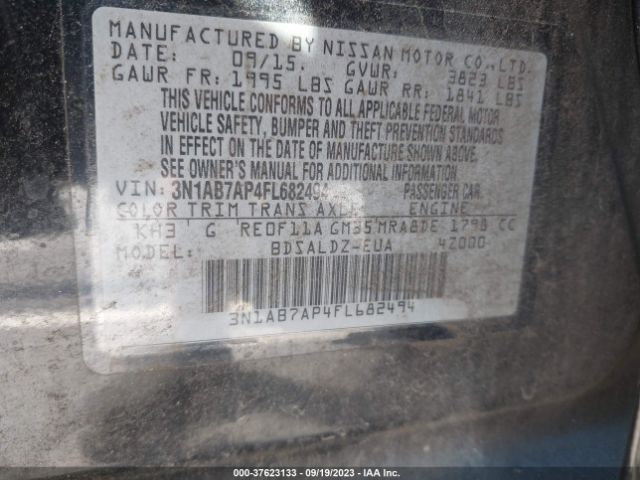 3N1AB7AP4FL682494 Nissan SENTRA SV