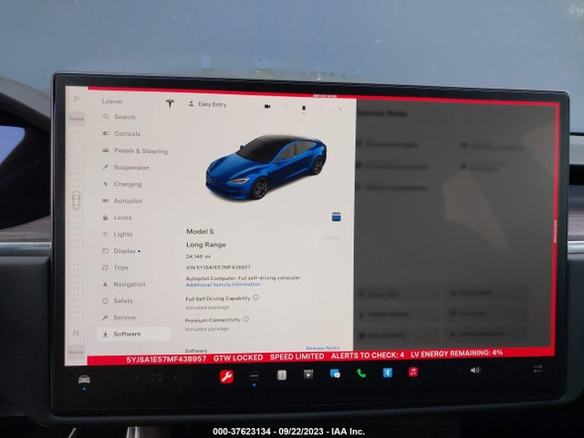 Tesla Model S Long Range 2021 5YJSA1E57MF438957 Image 13