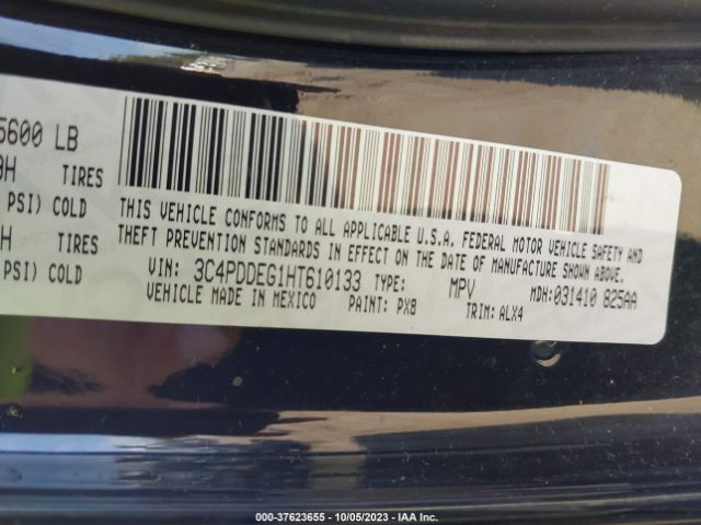 3C4PDDEG1HT610133 Dodge Journey Gt Awd