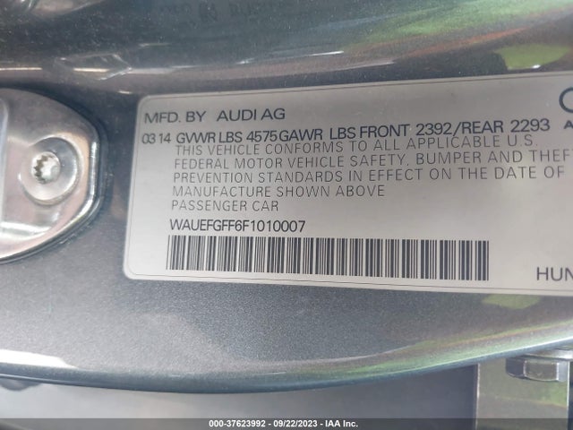 WAUEFGFF6F1010007 Audi A3 2.0t Premium Plus