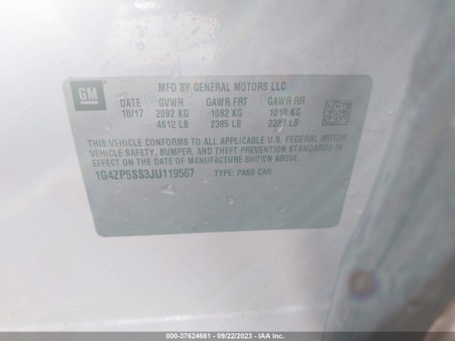 1G4ZP5SS3JU119567 Buick Lacrosse Essence