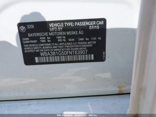 WBA3B1G50FNT63907 BMW 3 Series 320i