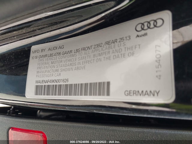 WAUENAF49KN001626 Audi A4 Premium Plus