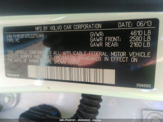 YV1612FS7E2275348 Volvo S60 T5