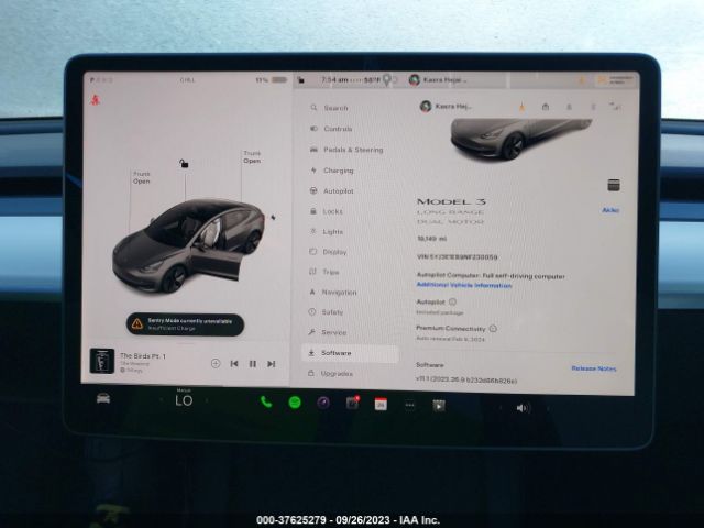 5YJ3E1EB9NF230059 Tesla Model 3 Long Range