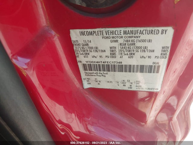 2015 Ford F-450, VIN: 1FD0X4HT4FEC17348
