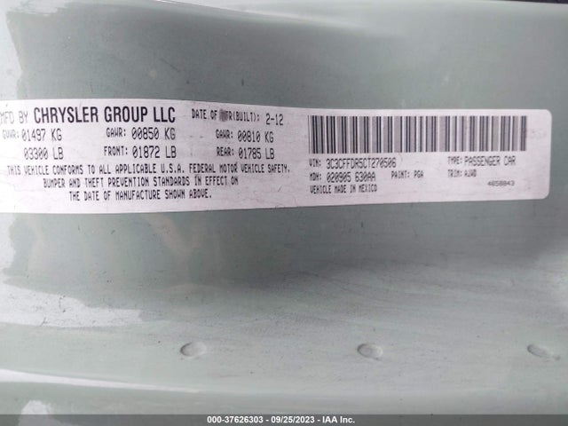 2012 FIAT 500C 3C3CFFDR5CT270506 Photo 8