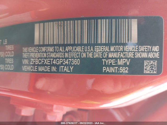 2016 FIAT 500X ZFBCFXET4GP347360 Photo 8