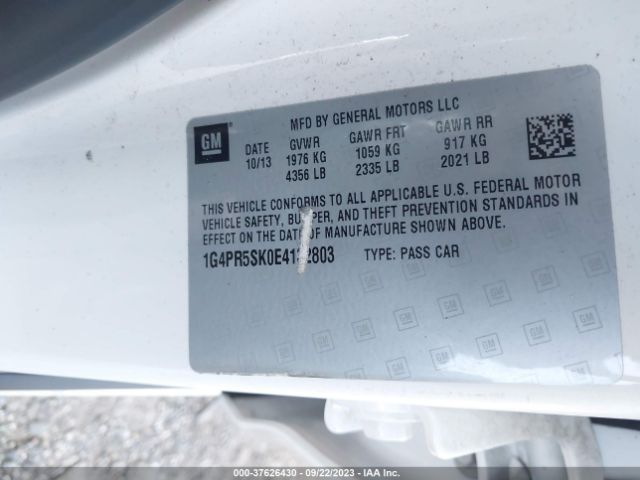 1G4PR5SK0E4132803 Buick Verano Convenience Group