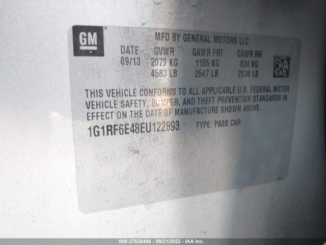 Chevrolet Volt 2014 1G1RF6E48EU122893 Image 9