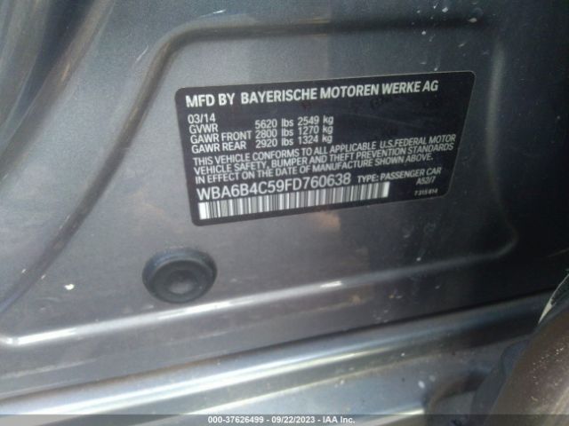 WBA6B4C59FD760638 BMW 650i Gran Coupe Xdrive