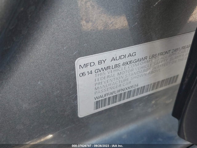 WAUFFAFL9FN000524 Audi A4 2.0t Premium