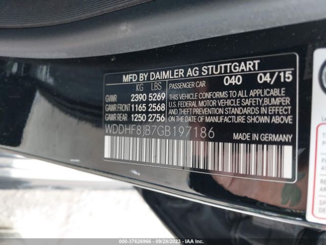 WDDHF8JB7GB197186 Mercedes-Benz E-class E 350