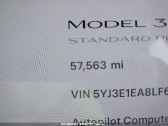 5YJ3E1EA8LF658886 Tesla Model 3 Standard Range