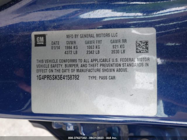 1G4PR5SK5E4158782 Buick Verano Convenience Group