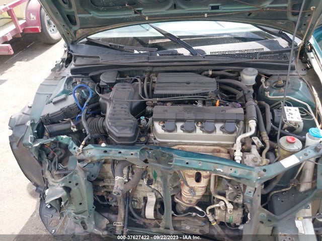 2001 HONDA CIVIC EX VIN: 1HGES26721L022437