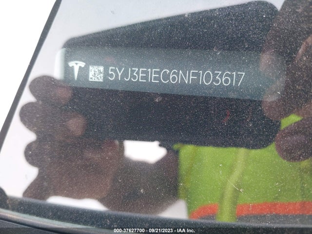 Tesla Model 3 Performance 2022 5YJ3E1EC6NF103617 Image 9