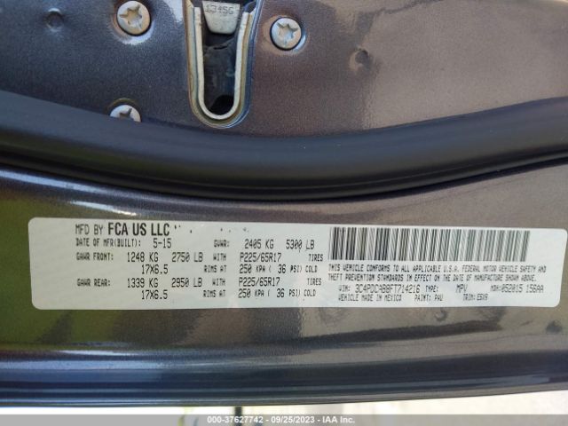 3C4PDCAB8FT714216 Dodge Journey American Value Pkg