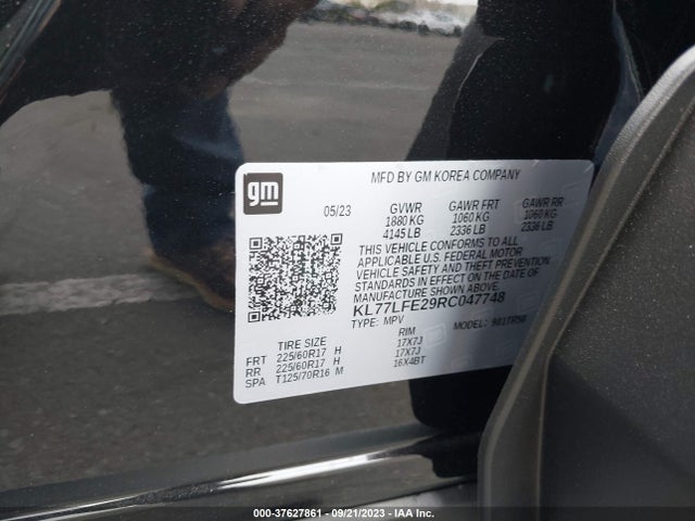 Chevrolet TRAX LS 2024 KL77LFE29RC047748 Image 9
