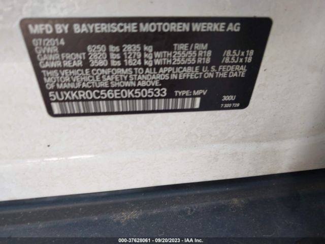 5UXKR0C56E0K50533 BMW X5 Xdrive35i