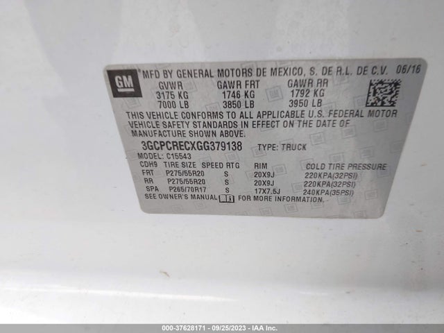 Chevrolet Silverado 1500 1lt 2016 3GCPCRECXGG379138 Image 9