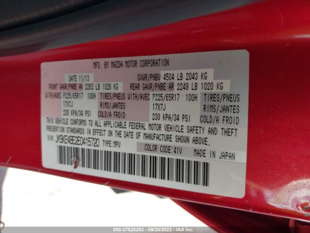 JM3KE4BE2E0415720 Mazda CX-5 SPORT