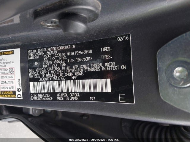 JTJBM7FX1G5137730 Lexus GX 460