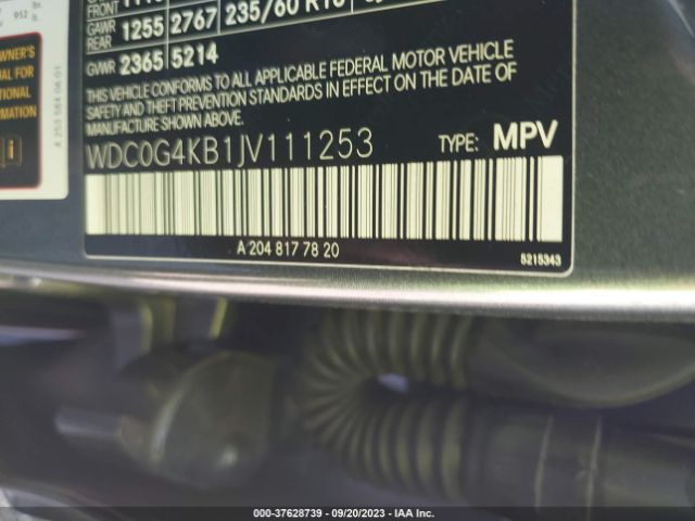 WDC0G4KB1JV111253 Mercedes-Benz Glc Glc 300