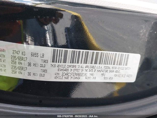Chrysler Pacifica Touring Plus 2019 2C4RC1FG7KR652101 Image 9
