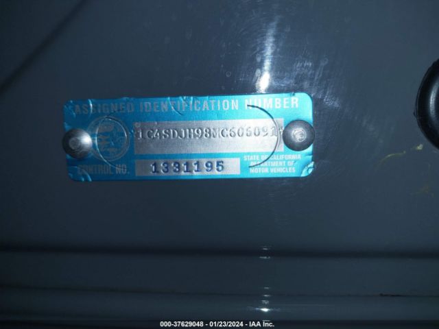 1C4SDJH98MC606091 Dodge Durango Srt Hellcat