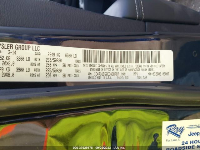 1C4RDJEG0EC438787 Dodge Durango Citadel