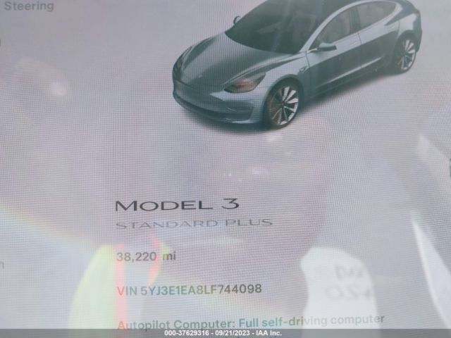 5YJ3E1EA8LF744098 Tesla Model 3 Standard Range