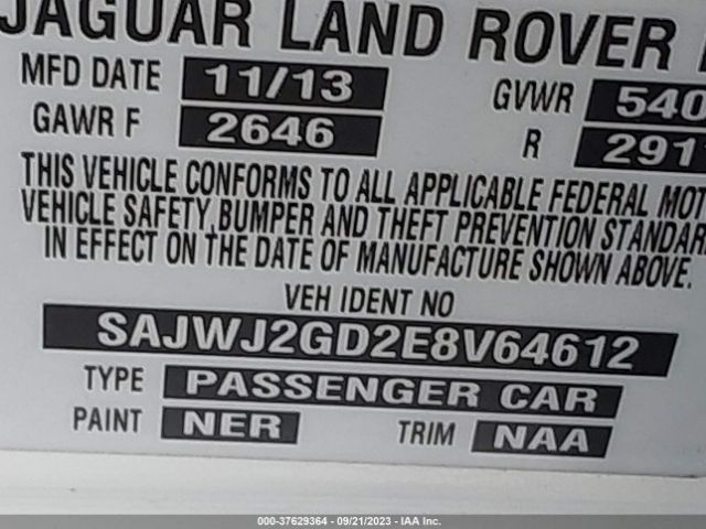 SAJWJ2GD2E8V64612 Jaguar Xj Xjl Portfolio