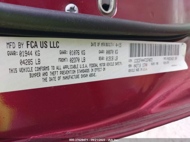 1C3CDFAA4FD374872 Dodge DART SE