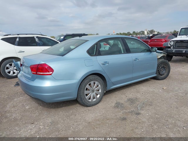 2012 VOLKSWAGEN PASSAT S VIN: 1VWAP7A36CC034638