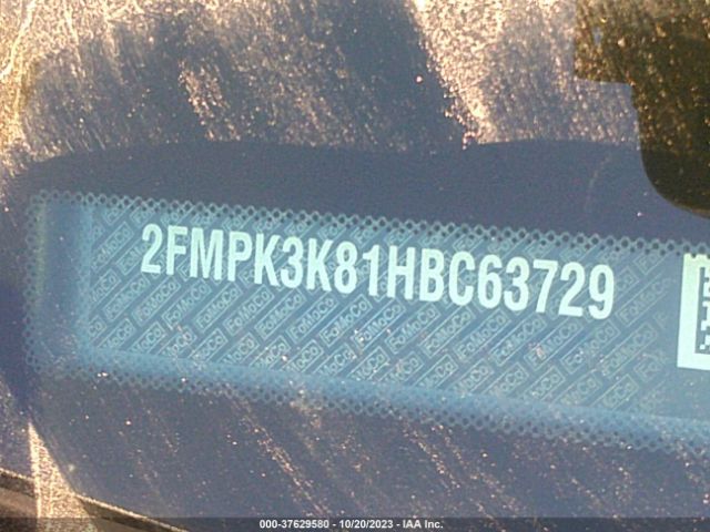 2FMPK3K81HBC63729 Ford Edge Titanium