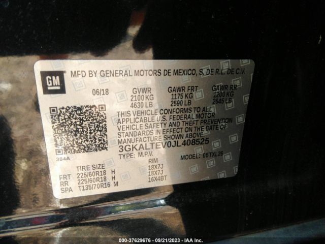 3GKALTEV0JL408525 GMC Terrain Sle
