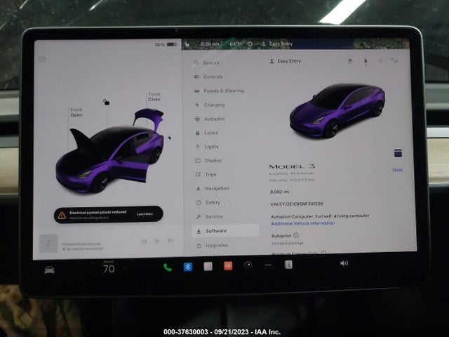 2022 Tesla 3, VIN: 5YJ3E1EB5NF241205