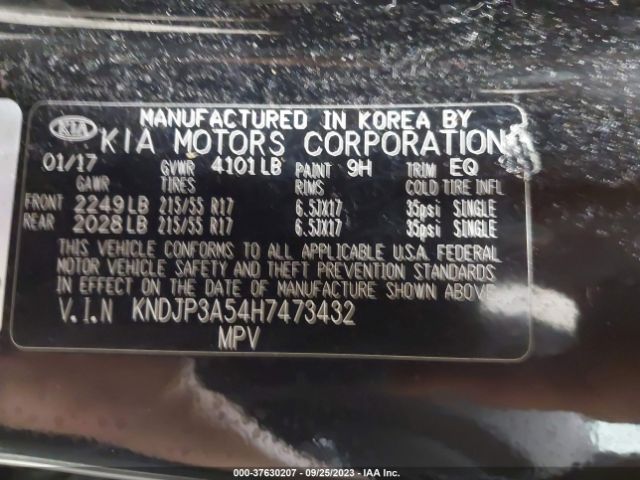 KNDJP3A54H7473432 KIA SOUL +