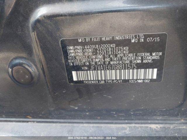 JF1VA1E67G8811575 Subaru Wrx Premium